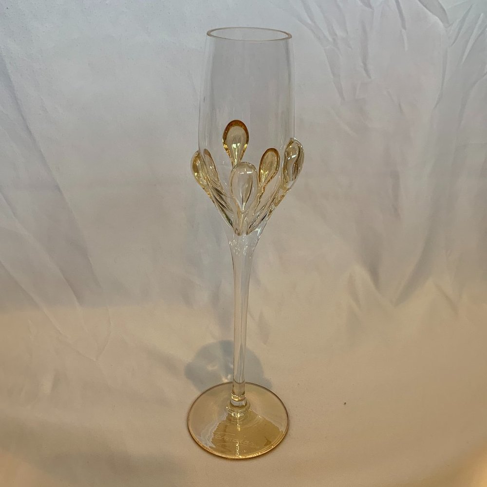 11 Ion Tamaian Hand Blown Champagne Flutes